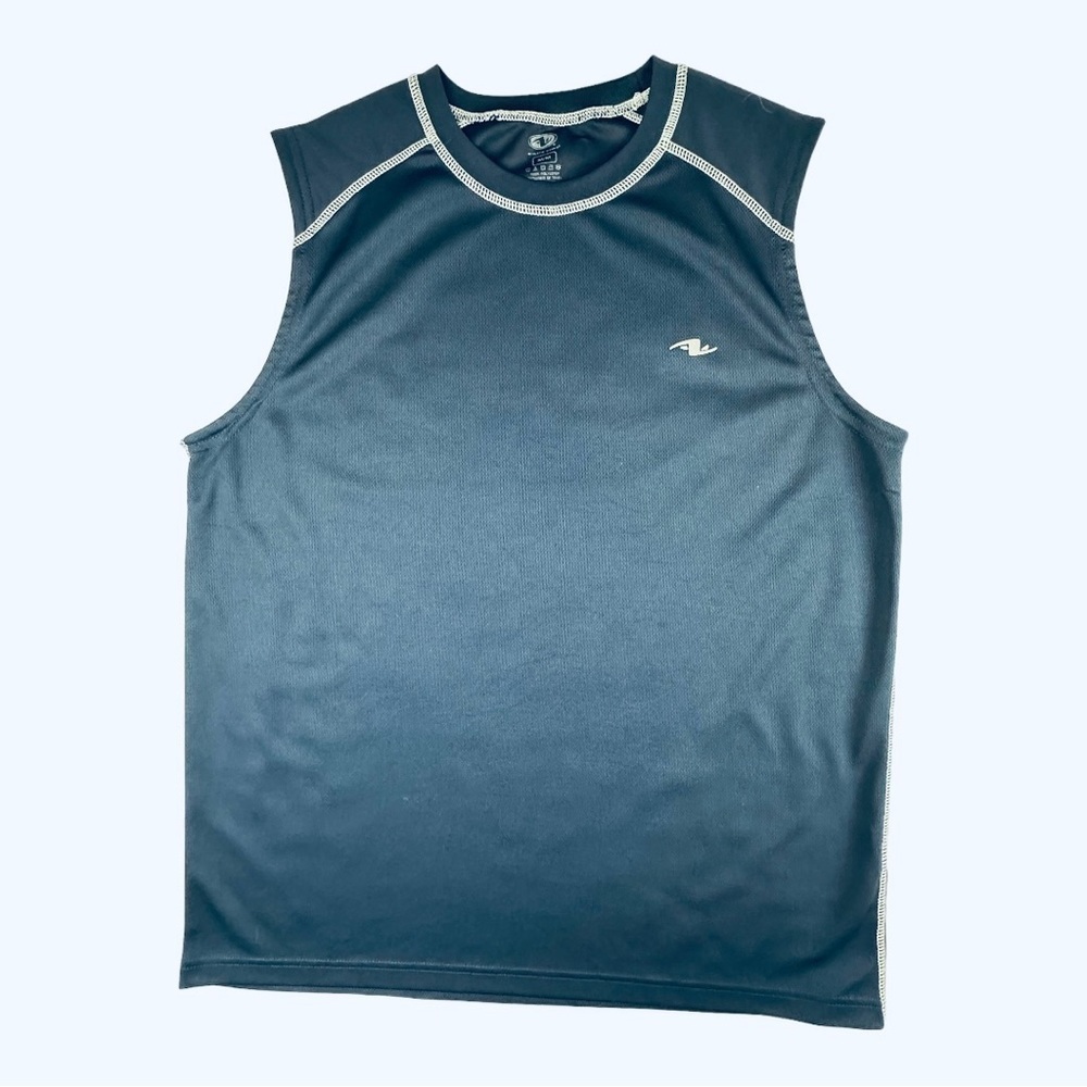 Athletic Works Sleeveless Jersey Shirt Blue Size M